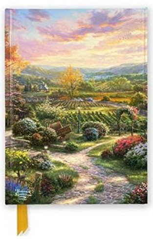 Thomas Kinkade Studios Wine Country Living Foiled Journal Flame Tree Notebooks